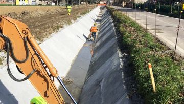 Rivestimento canali di consorzio Ferrara